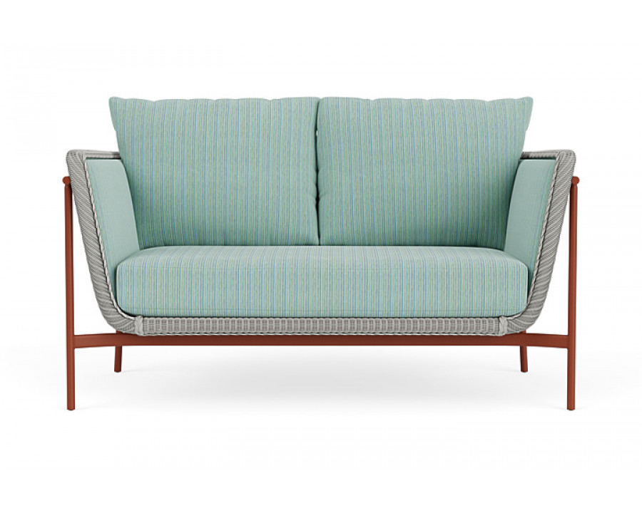 Lloyd Flanders™ Solstice Loveseat  - Platinum, Terracotta