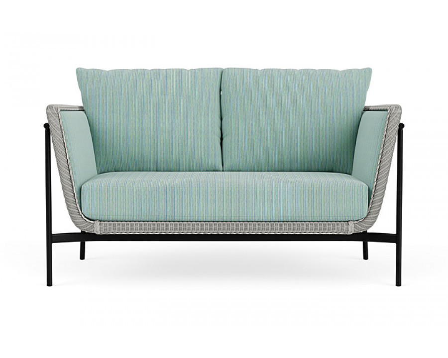 Lloyd Flanders™ Solstice Loveseat  - Platinum, Ebony