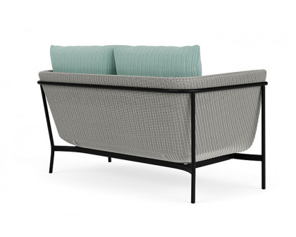 Lloyd Flanders™ Solstice Loveseat  - Platinum, Ebony