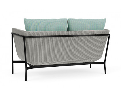 Lloyd Flanders™ Solstice Loveseat  - Platinum, Ebony