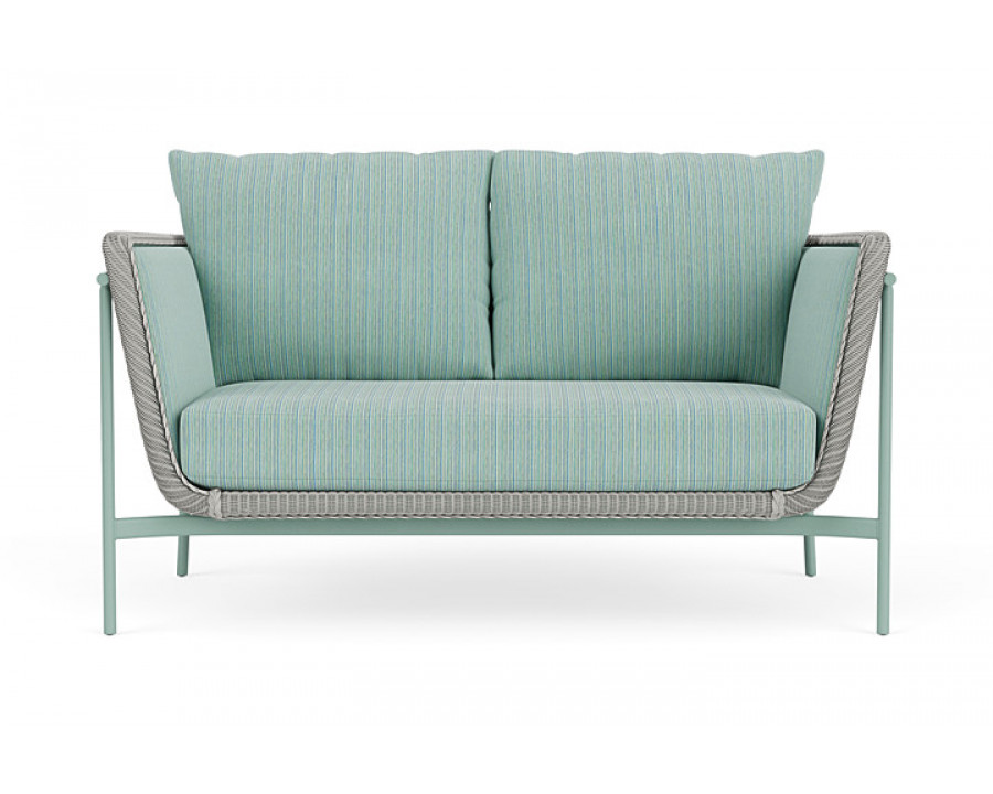 Lloyd Flanders™ Solstice Loveseat  - Platinum, Sea Glass