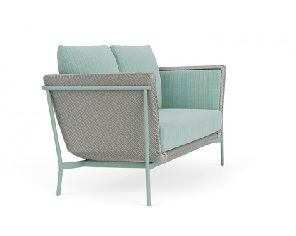 Lloyd Flanders™ Solstice Loveseat  - Platinum, Sea Glass