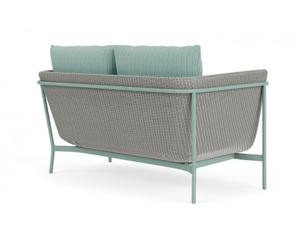 Lloyd Flanders™ Solstice Loveseat  - Platinum, Sea Glass