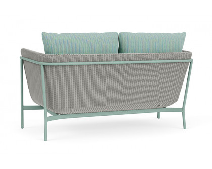 Lloyd Flanders™ Solstice Loveseat  - Platinum, Sea Glass