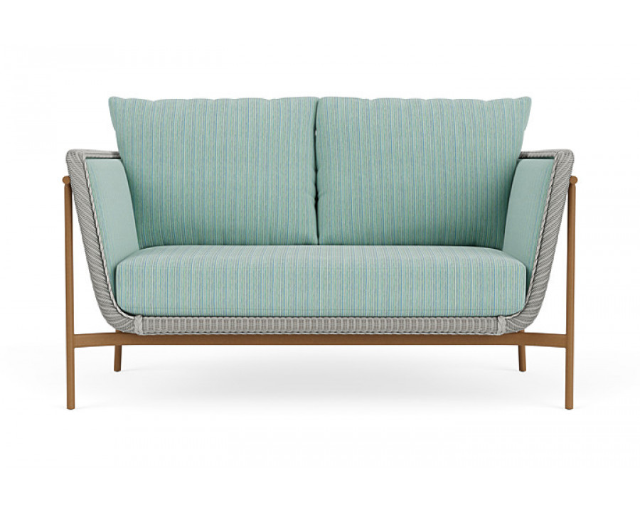 Lloyd Flanders™ Solstice Loveseat  - Platinum, Hickory