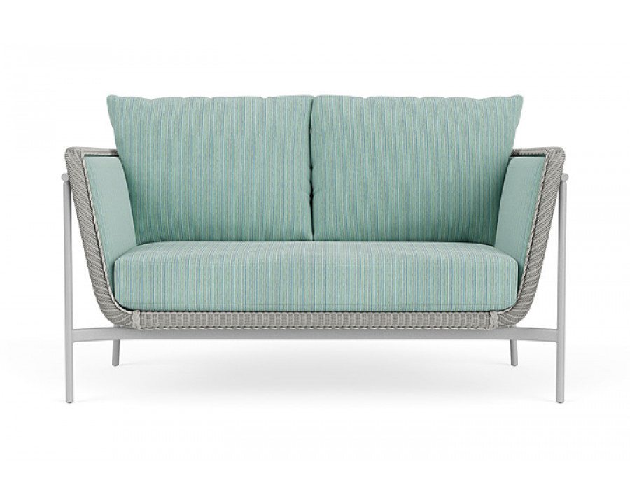 Lloyd Flanders™ Solstice Loveseat  - Platinum, Metallic Silver