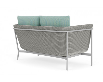 Lloyd Flanders™ Solstice Loveseat  - Platinum, Metallic Silver