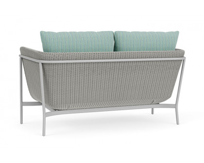 Lloyd Flanders™ Solstice Loveseat  - Platinum, Metallic Silver