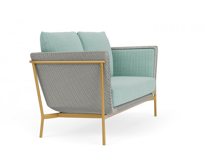 Lloyd Flanders™ Solstice Loveseat  - Platinum, Metallic Gold