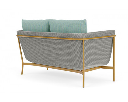 Lloyd Flanders™ Solstice Loveseat  - Platinum, Metallic Gold