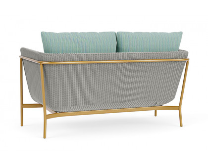 Lloyd Flanders™ Solstice Loveseat  - Platinum, Metallic Gold