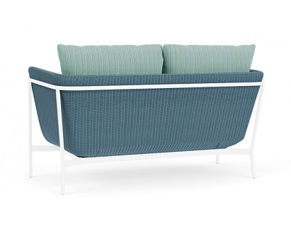 Lloyd Flanders™ Solstice Loveseat  - Stillwater, White