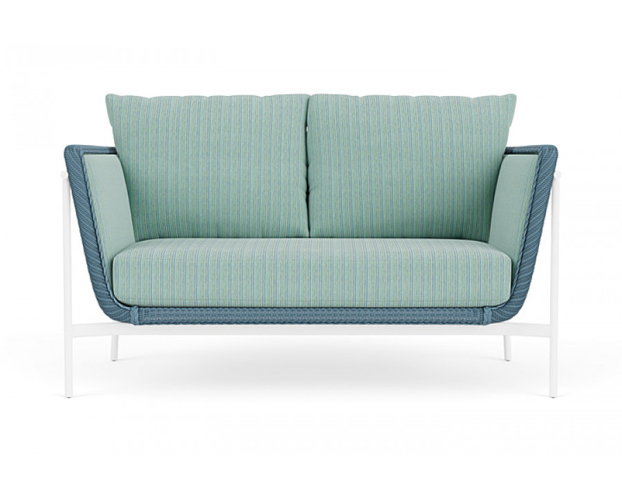 Lloyd Flanders™ Solstice Loveseat  - Stillwater, Matte White