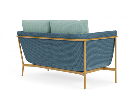 Lloyd Flanders™ Solstice Loveseat  - Stillwater, Metallic Gold