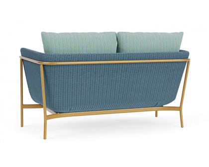 Lloyd Flanders™ Solstice Loveseat  - Stillwater, Metallic Gold