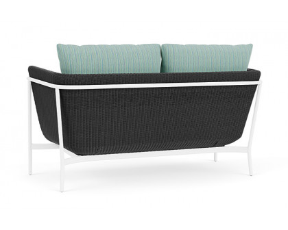 Lloyd Flanders™ Solstice Loveseat  - Charcoal, Matte White