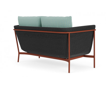 Lloyd Flanders™ Solstice Loveseat  - Charcoal, Terracotta