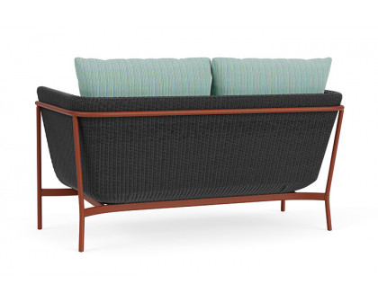 Lloyd Flanders™ Solstice Loveseat  - Charcoal, Terracotta