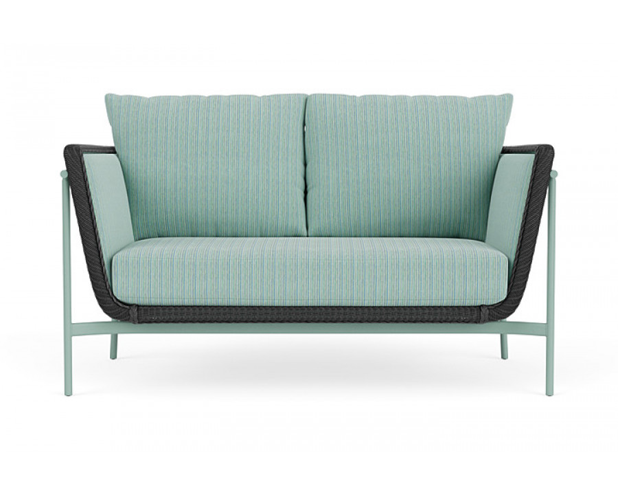 Lloyd Flanders™ Solstice Loveseat  - Charcoal, Sea Glass