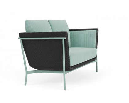 Lloyd Flanders™ Solstice Loveseat  - Charcoal, Sea Glass