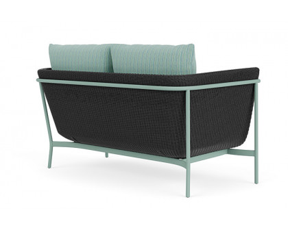 Lloyd Flanders™ Solstice Loveseat  - Charcoal, Sea Glass