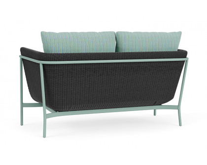 Lloyd Flanders™ Solstice Loveseat  - Charcoal, Sea Glass