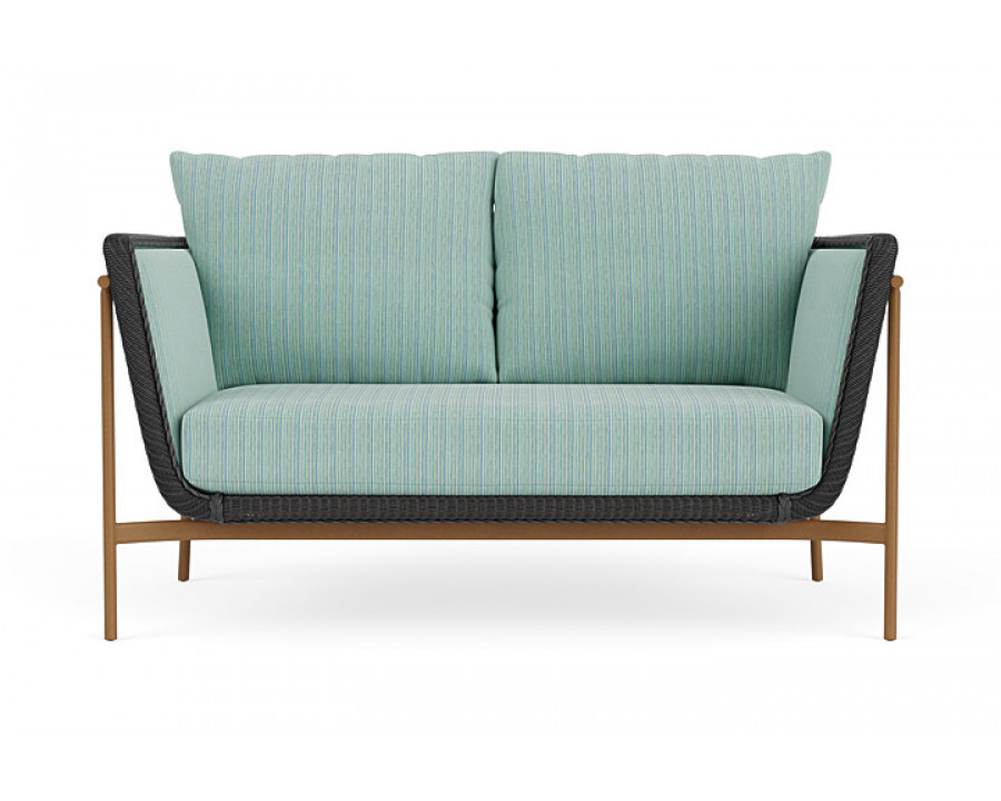 Lloyd Flanders™ Solstice Loveseat  - Charcoal, Hickory