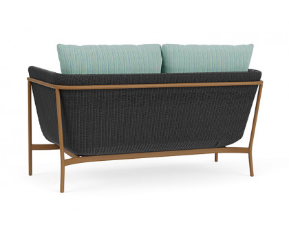 Lloyd Flanders™ Solstice Loveseat  - Charcoal, Hickory