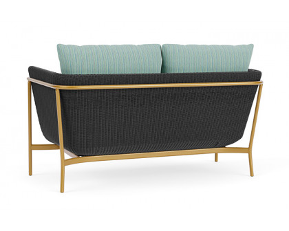 Lloyd Flanders™ Solstice Loveseat  - Charcoal, Metallic Gold