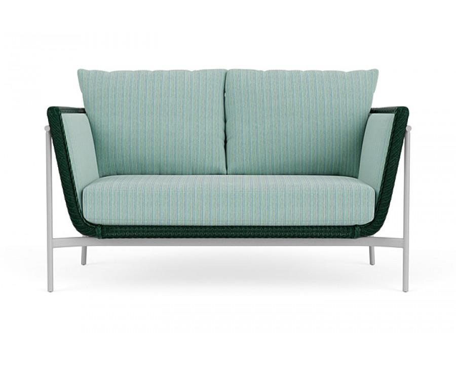 Lloyd Flanders™ Solstice Loveseat  - Woodland, Metallic Silver