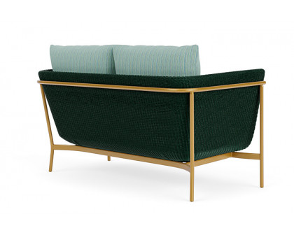 Lloyd Flanders™ Solstice Loveseat  - Woodland, Metallic Gold