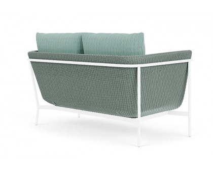 Lloyd Flanders™ Solstice Loveseat  - Sea Glass, White