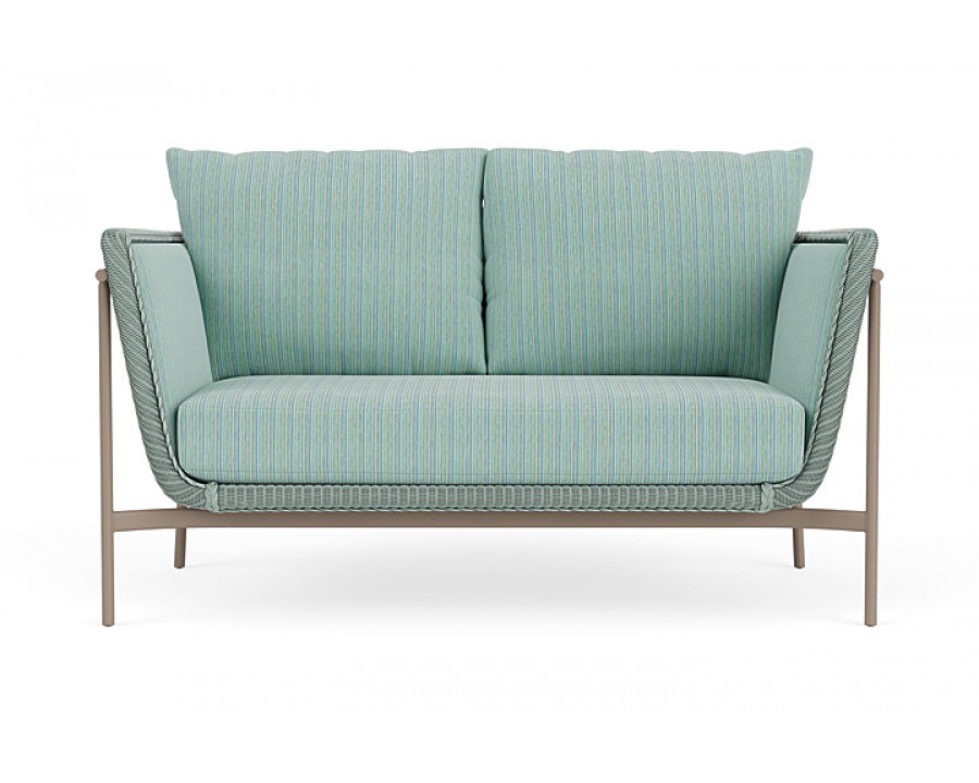 Lloyd Flanders™ Solstice Loveseat  - Sea Glass, French Beige