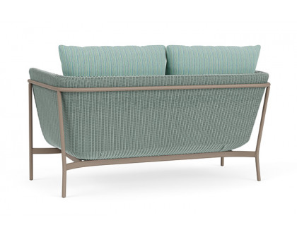 Lloyd Flanders™ Solstice Loveseat  - Sea Glass, French Beige