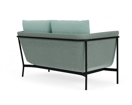 Lloyd Flanders™ Solstice Loveseat  - Sea Glass, Ebony