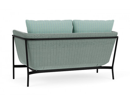 Lloyd Flanders™ Solstice Loveseat  - Sea Glass, Ebony