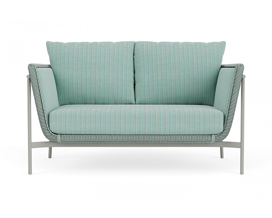 Lloyd Flanders™ Solstice Loveseat  - Sea Glass, Platinum