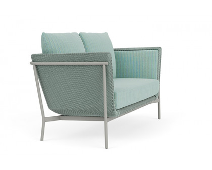 Lloyd Flanders™ Solstice Loveseat  - Sea Glass, Platinum