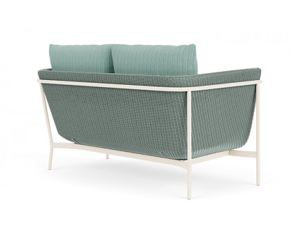 Lloyd Flanders™ Solstice Loveseat  - Sea Glass, Ivory