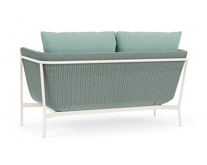 Lloyd Flanders™ Solstice Loveseat  - Sea Glass, Ivory