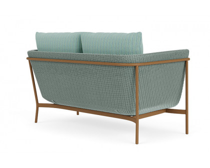 Lloyd Flanders™ Solstice Loveseat  - Sea Glass, Hickory