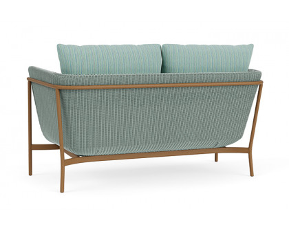 Lloyd Flanders™ Solstice Loveseat  - Sea Glass, Hickory