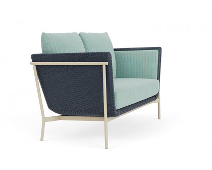 Lloyd Flanders™ Solstice Loveseat  - Denim Blue, Linen