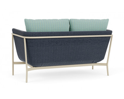 Lloyd Flanders™ Solstice Loveseat  - Denim Blue, Linen