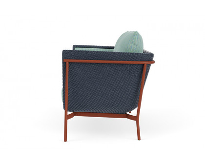 Lloyd Flanders™ Solstice Loveseat  - Denim Blue, Terracotta