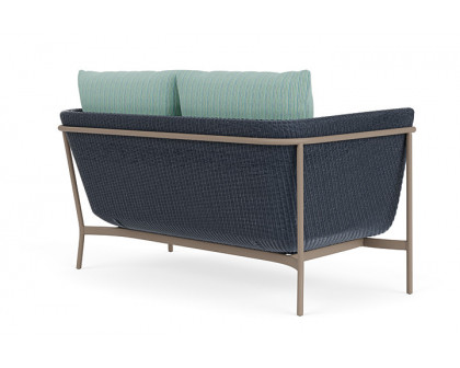 Lloyd Flanders™ Solstice Loveseat  - Denim Blue, French Beige