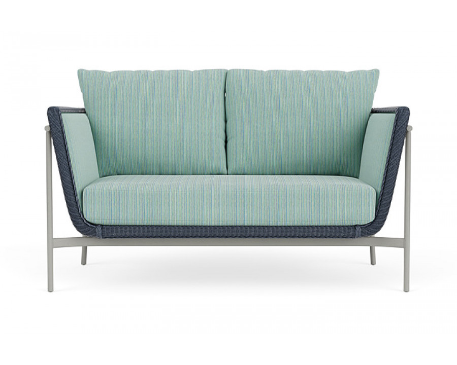 Lloyd Flanders™ Solstice Loveseat  - Denim Blue, Platinum