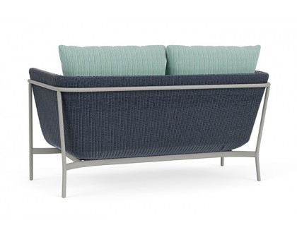 Lloyd Flanders™ Solstice Loveseat  - Denim Blue, Platinum