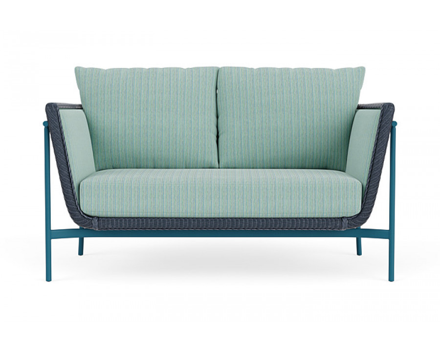 Lloyd Flanders™ Solstice Loveseat  - Denim Blue, Peacock