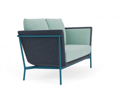 Lloyd Flanders™ Solstice Loveseat  - Denim Blue, Peacock